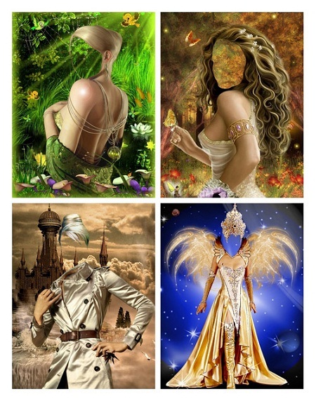 Collection of fantasy women