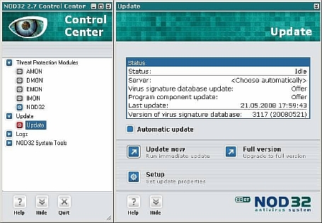 Nod32 antivirus portable 2.7(только сканер) Nod32 antivirus portable 2.7(только сканер)